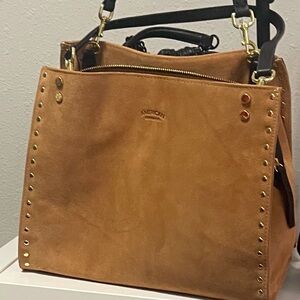 American Leather Tan Suede Women's Bag